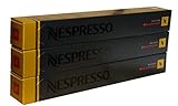 Nespresso Kapseln Volluto Decaffeinato - 3er Pack, 30 Kapseln (gold) - Entkoffeiniert