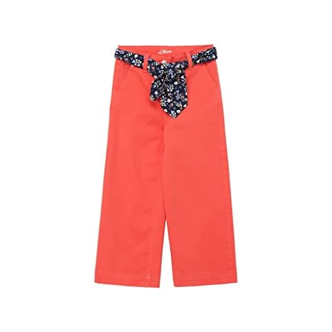 s.Oliver Junior Girl's Orange Wide Leg Trousers Cover