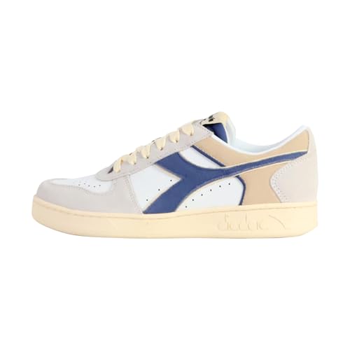 Chaussure de Gymnastique Diadora Magic Basket Souple en Cuir Suède 44