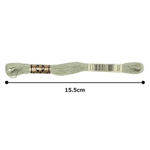 Image of DMC 6-Strand Embroidery Cotton Floss, Light Fern Green