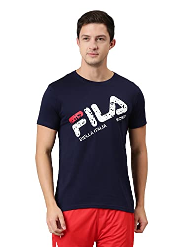 Image of FILA Men's Solid Straight T-Shirt