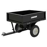 Strongway Steel ATV Trailer with Dump Bed, 500-lb. Load Capacity, 40in. x 32in. Bed