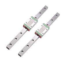 MR12 MGN12 1200mm Miniature Rail Guide x 2pcs + MGN12H Slider of Rail Guide x 2pcs for Miniature Linear Motion