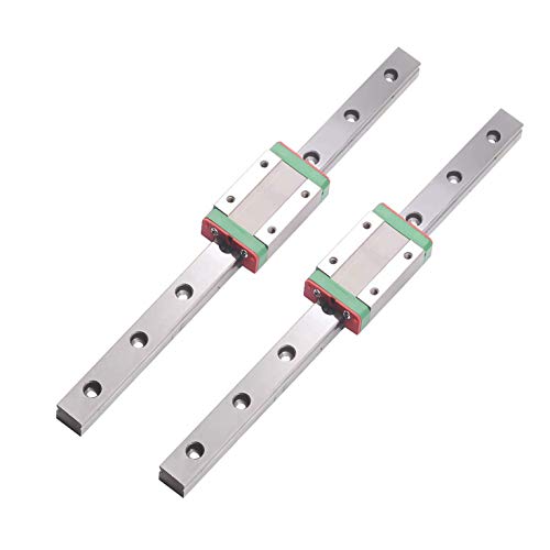 SenTECH MR7 MGN12 350mm Guidage LinÃ©aire Miniature Coulissant GlissiÃ¨re x 2pcs + MGN12C Bloc Coulissant x 2pcs pour mouvement linÃ©aire miniature ï¼ piÃ¨ces CNC