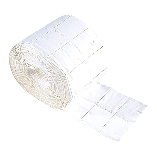 Rouleau de 500 lingettes nettoyantes non pelucheuses - Gel Remover Pads - Tampons de cellulose - Quantité au meilleur prix Lingettes Coton Ongles Gel Vernis Remover Wipes Lingettes (500 lingettes) Cover