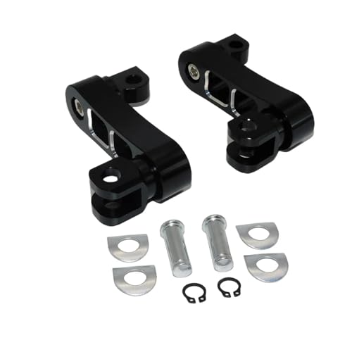 Repose-pieds moto Harley Touring avec extensions pour soulager les jambes du passager sur route