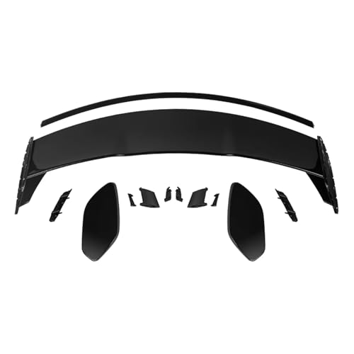 Becquet Arrière pour Benz W177 AMG Hayon 2019-2024 de Style Sportif Noir Brillant - 4