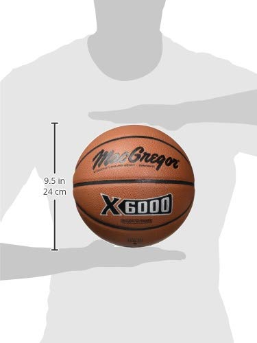 Ballon de basket MacGregor X6000 taille 7 pour entraînement