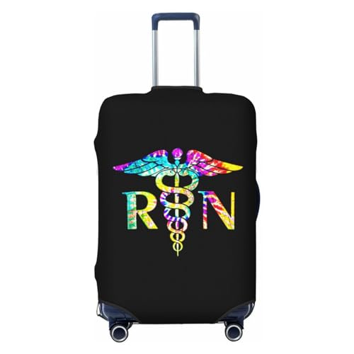 Lovely Rn Registered Nurse Travel Luggage Cover Suitcase Protector Fits 18-32 Inch Luggage, X-Large