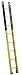 Werner ML7112-1 300 Pound Duty Rating Type IA Fiberglass Manhole Ladder, 12-Foot