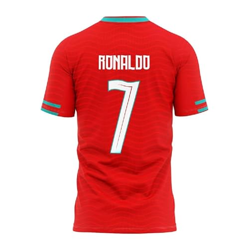 Image of Football Jersey porrtugal Home Kitt- for Men and Sports Jersey for Men and Boys Football Team 2024