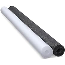 Hanaive 2 Pack 55 Inch x 3.5 Inch Jumbo Pool Noodles Floating Pool Noodles Foam Tube Extra Large Hollow Swim Noodles Floats Heavy Duty for Adults Swimming Craft Projects