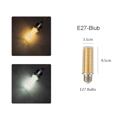 Lámpara de pared ajustable sin interruptor estilo retro industrial 12W para iluminación interior 4