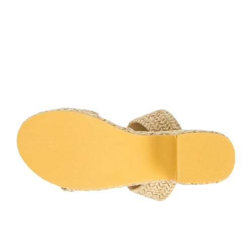 Image of BEACH by Matisse Womens Gem Platform Block Casual Sandals Casual High Heel 3 inch & Up - Off White