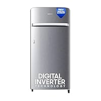Samsung 189 L, 4 Star, Digital Inverter, Direct-Cool Single Door Refrigerator (RR21H2G24S8/HL, Silver, Elegant Inox, Single Touch Defrost, 2026 Model)