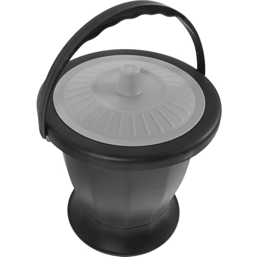 PLAFOPE 便携式成人用尿瓶 ベッドサイド小便器 高齢者向け携帯トイレ 安定設計 ふた付き尿ポット 妊婦 介護用尿器