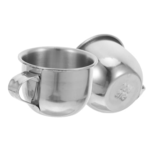 GANAZONO Acciaio Inox Tazza 70ml in Acciaio Inossidabile 2 Pezzi