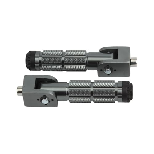 Repose-Pieds Moto Universels M8 Pliants en Aluminium CNC - Paire de Pédales Arrière