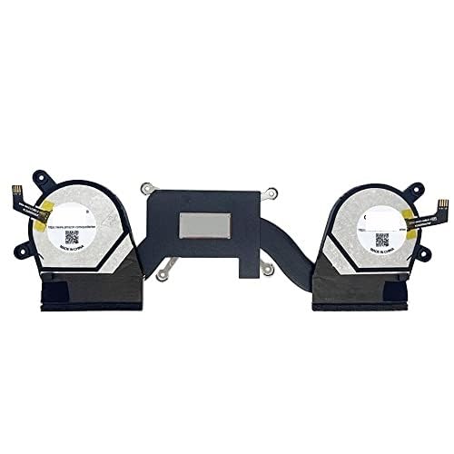 SONGOZD Ventilador de refrigeración para disipador Calor CPU y GPU para portátil Lenovo Ideapad Yoga 730-13IKB 13,3" Fácil de reemplazar