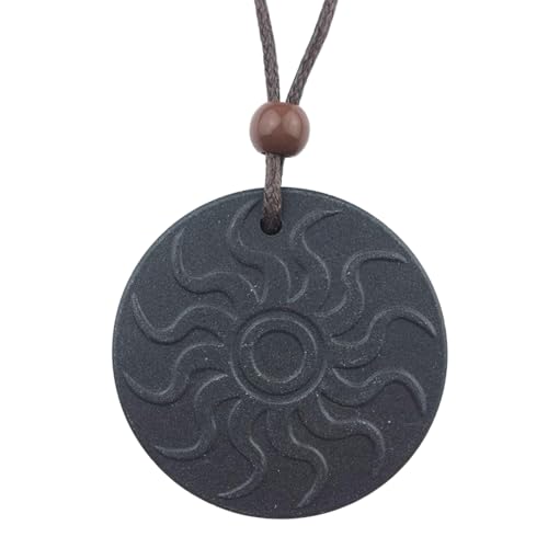 Collier protection énergétique pendentif pierre volcanique collier énergie 42mm