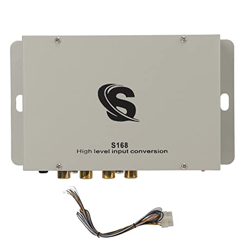 Convertisseur de niveau ligne voiture 12V contrôle fréquence audio REM