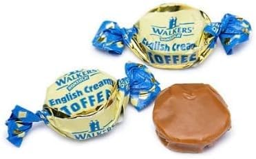 Kidzbuzz Walkers English Creamy Toffees 1 Kg Delizioso Gustoso e Twisty Treat Cestino Regalo per Compleanno, Natale Venduto da Kidzbuzz