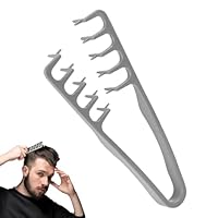 Puasok Styling Kamm mit Textur Comb, Volumizing Wide-Tooth Hair Styling Comb, Großzahnkamm Haarstyling-Kamm mit Breiten Zähnen, Roots Volume Tool, für Bangs Seam Grooming, Nahtpflege