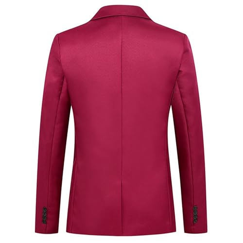 Men's One Button Lightweight Suit Jacket Business Daily Slim Fit Blazer Solid Color Formal Casual Sport Coat4