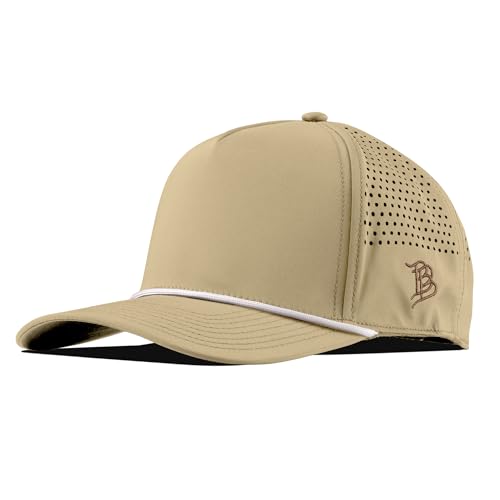 Image of Branded Bills Bare Curved 5 Panel Rope Hat for Men, Adjustable Snapback Golf Baseball Cap No Patch