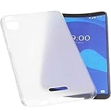 foto-kontor Hülle kompatibel mit Wiko Y80 Tasche Gummi TPU Schutz Handytasche transparent