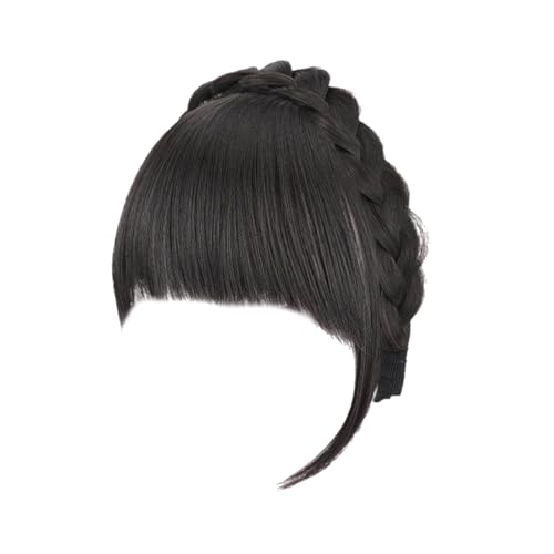 Diadema con natural para niñas aumenta la confianza en sí misma para la ocasión. Aumenta tus imágenes. Sistema de cabello tendencia extensiones de cabello de cola de caballo Clip On