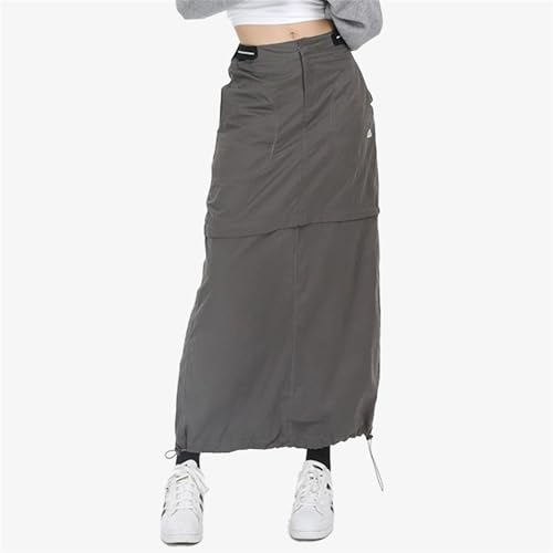 Cromoncent Women's Convertible Cargo Skirt Sun Protection Draw Cord Hem2