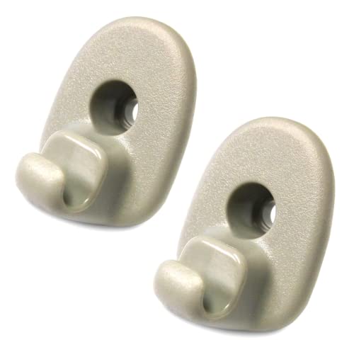BHRUSO for Sun Visor Clips Replacement Retainer Compatible with 2005-2012 Jeep Liberty and 2008-2012 Dodge Nitro (2 Pack)