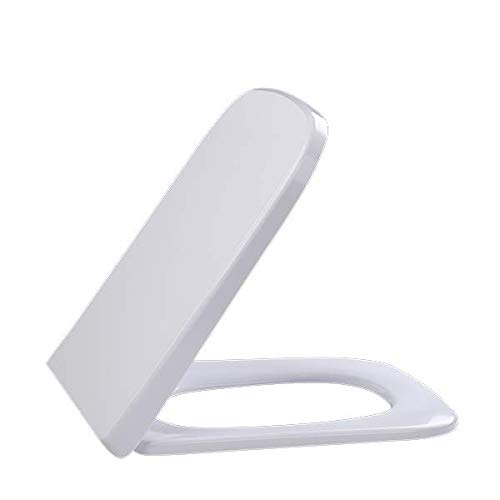 Tailored Bathrooms TIS6103 T20 Square Toilet Seat, White Tailored Bathrooms TIS6103 T20 Square Toilet Seat, White