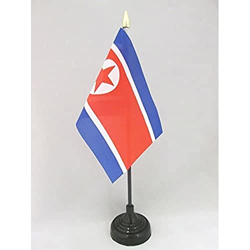 AZ FLAG Bandiera da Tavolo Corea del Nord 15x10cm