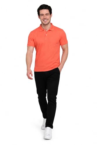 Image of INKKR Men Regular Fit Polo Neck Half Sleeve Solid Casual T-Shirt with Chest Pocket | Pack of 3