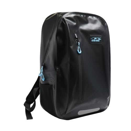 [レイトンハウス] 防水リュック lhb-120 ミディアム ブラック/ブルーの商品画像（Amazon）
