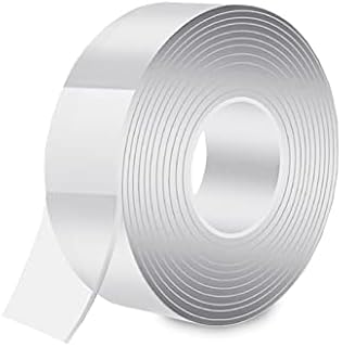 Gvolatee 3M dwustronna ta?ma klejca, bardzo mocna, przezroczysta, nano tapet, dwustronna tama klejca, zmywalna, dwustronna, nie pozostawia ladów, do wielokrotnego, dywany, fotograficzn, do samochodu