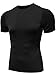 NELEUS Men's 3 Pack Workout Athletic Compression Shirts,5011,Black,M,EUR L