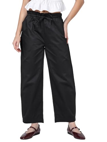 Pantalon décontracté femme coton mélangé léger Bewakoof