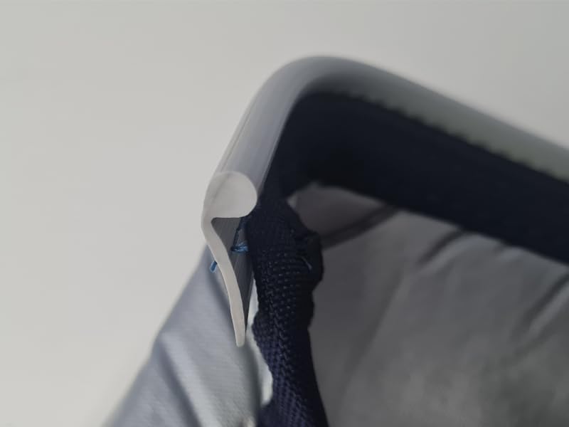 Oscurecedor térmico de 130 x 60 cm para ventanas de caravana con montaje a guía