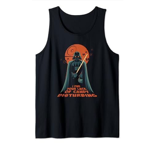 Débardeur Star Wars Halloween Dark Vador Lack Of Candy noir pour adulte