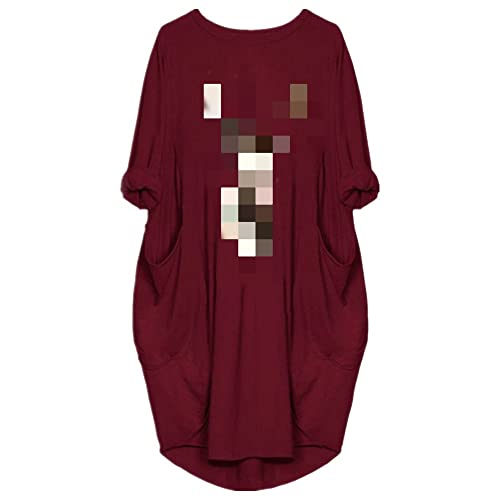 Robe ample femme 5XL pour dissimuler les rondeurs confort automne