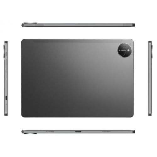 Image of DOMO Slate SL40 10 Inch 4G Android Tablet, 4GB RAM + 32GB inbuilt Storage, 1TB Expandable, Dual SIM Slot, Octa Core CPU, GPS, Bluetooth, RC for Students (Grey)