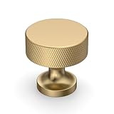 Coinkoly 10 Pack Champagne Bronze Knurled Cabinet Knobs Kitchen Champagne Gold Pulls for Cabinets Drawer Pulls Dresser Hardware for Cupboard