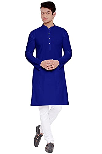 Image of trustous Mens straigth Solid Kurta Pyjama Set Combo in 100% Cotton with 16 Colour Option and Size are XS to 3XL for (Birthday,Wedding, Ceremony, Casual, Engagement)