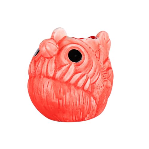 Copa de cóctel de cerámica roja tipo pez, el obsequio original para eventos 2