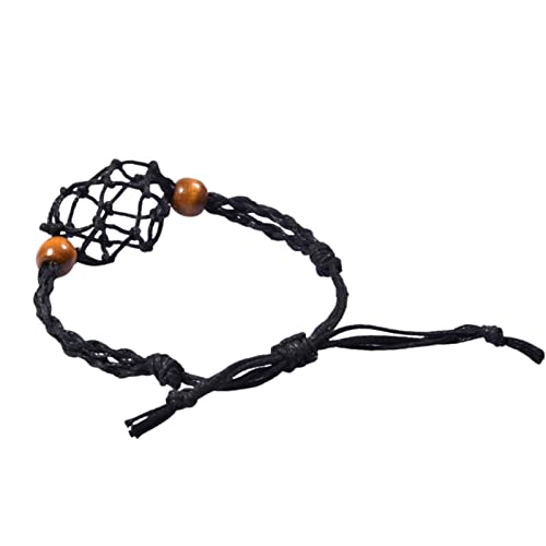 Leerer Steinhalter, Steinhalter Armband, Verstellbare Steinhalter Basteln, Steinhalter Kette, Roher Stein Halterung Kette, Halskette Schnur Leerer Stein Halter, Schmuckherstellung Zubehör Armband Cover
