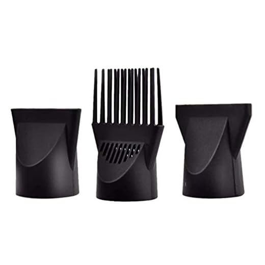 3 unids profesional de plástico secador de pelo boquilla difusor secador de pelo boquilla peine accesorio concentrador reemplazo soplado plana peluquería salón estilo herramienta para diámetro 4,5cm