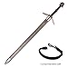 Game Cosplay Prop:Geralt's Silver Steel Sword-Aerondight Silver Sword